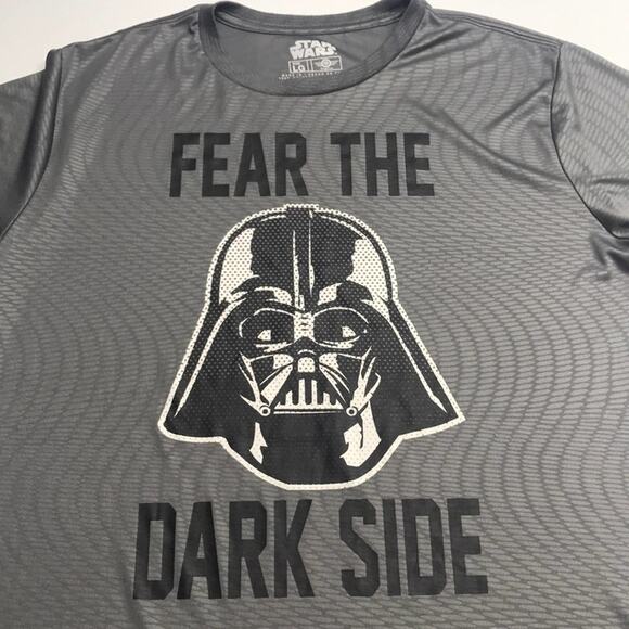 STAR WARS DARTH VADER Mens Large gray Tee Shirt - Picture 1 of 3